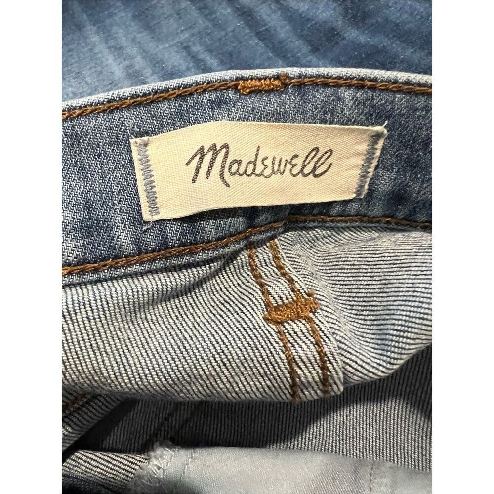 Madewell Cali Demi-Boot Jeans Raw Hem Medium Wash Size 27 - Picture 3 of 13
